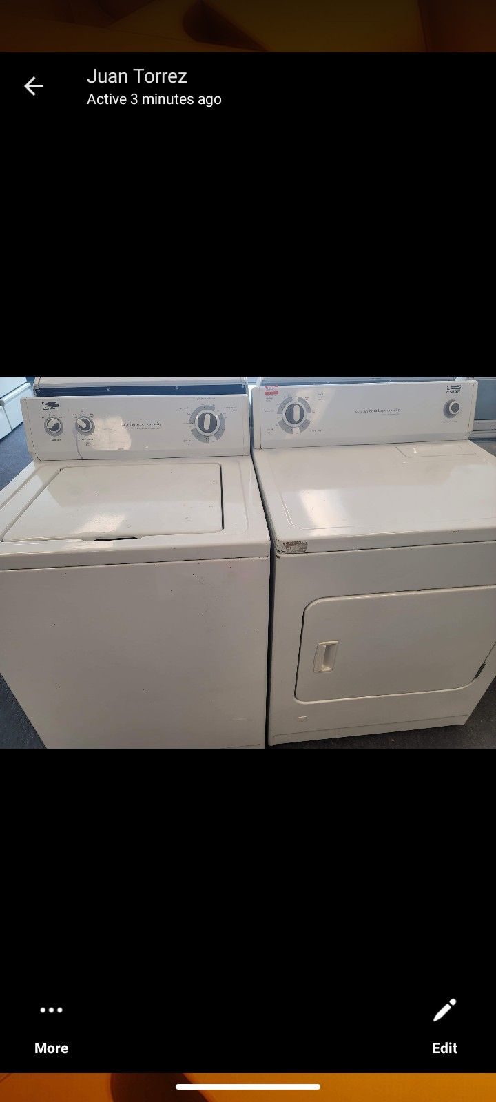 Nice Matching Washer And Gas Dryer Set 