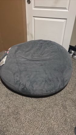 Grey bean bag