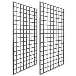 Grid wall panel 2x4 Black / White