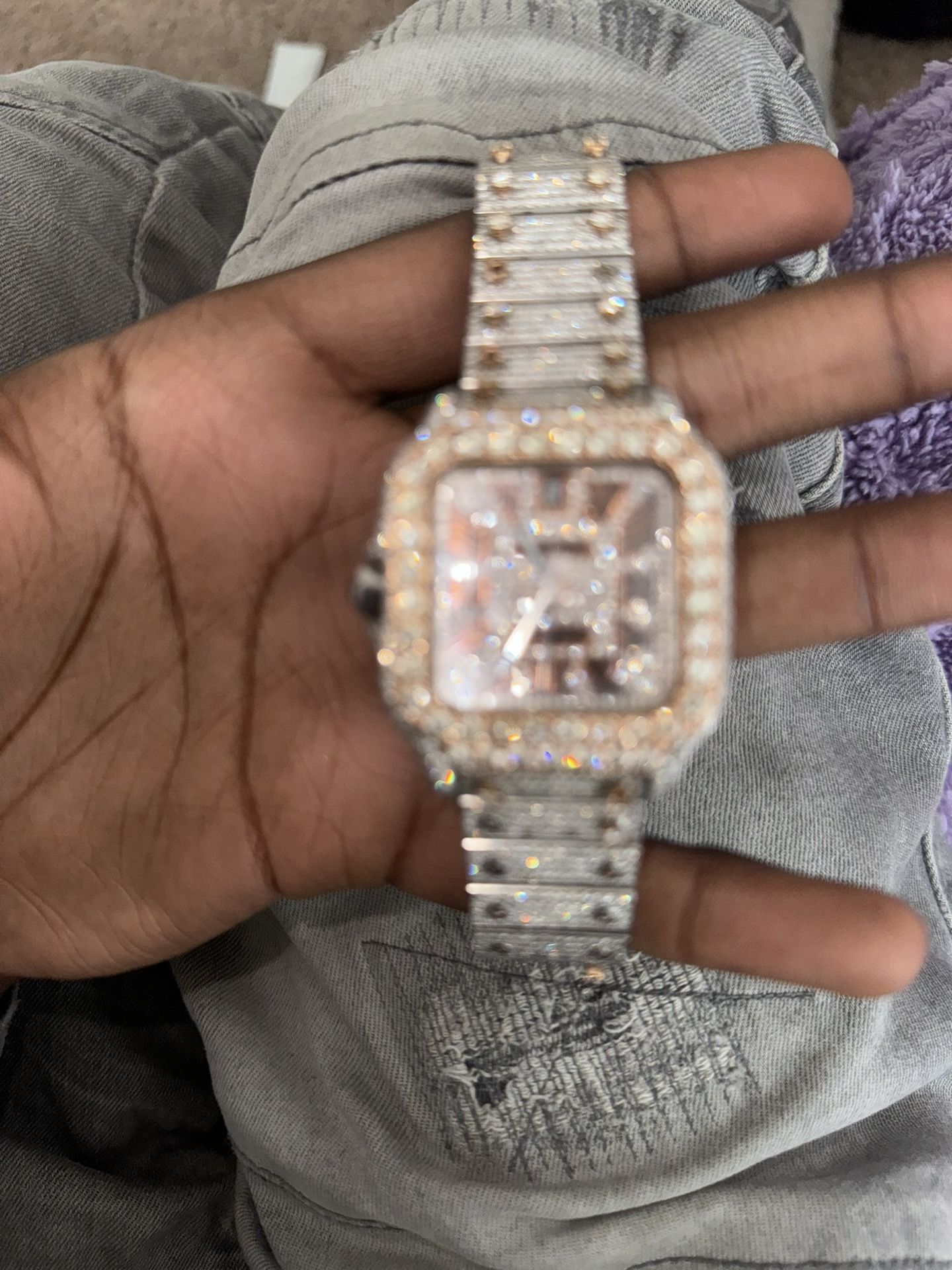 2 Tone Cartier Vs1 And Vs2 Diamond’s 100% AUTHENTIC