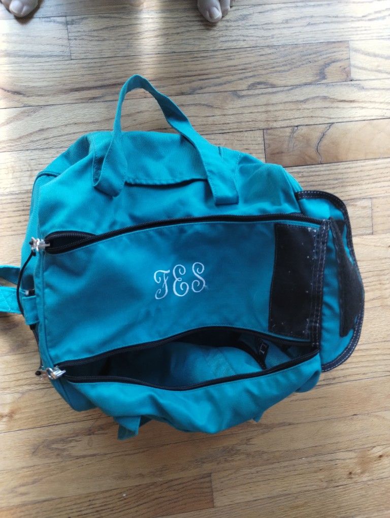 Teal Duffle Bag