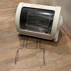 George Jr. Rotisserie~GR82B~Roaster Cooker With Accessories