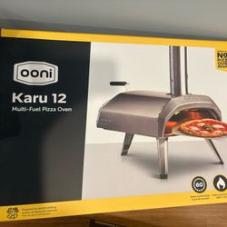 Ooni Karu 12 Pizza Oven (branded) & Gas Burner 