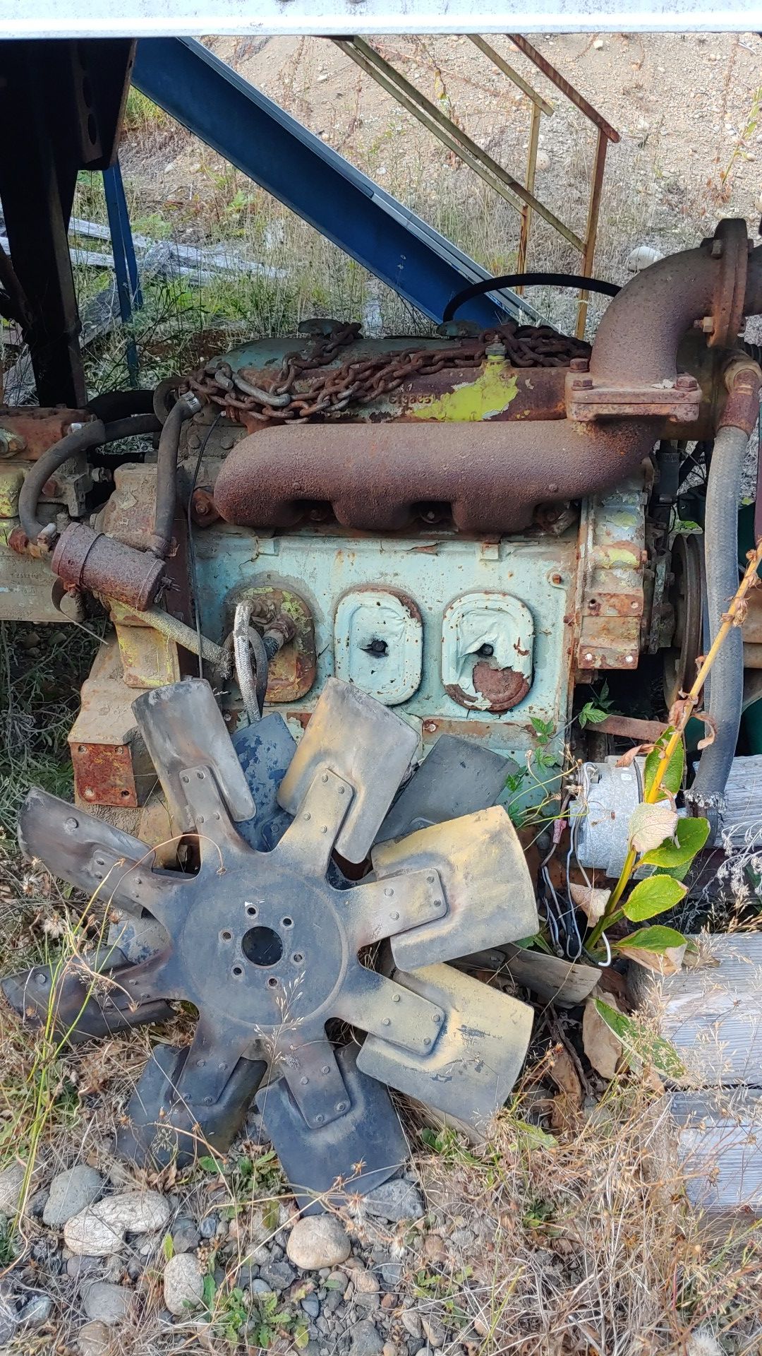 3-71 detroit diesel from a skider