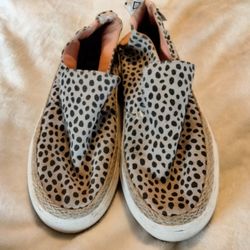 Women's Peyton Cheetah Print Hey Dudes