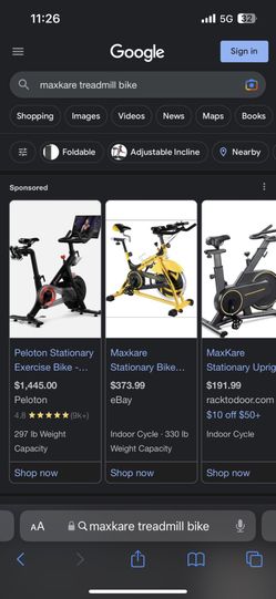 maxkare treadmill bike