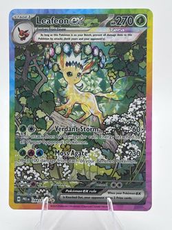 Leafeon ex Tera Pokémon Card 144 Gradeable