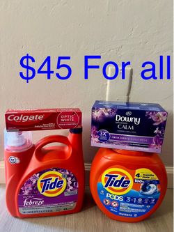 Tide bundle $45 for all