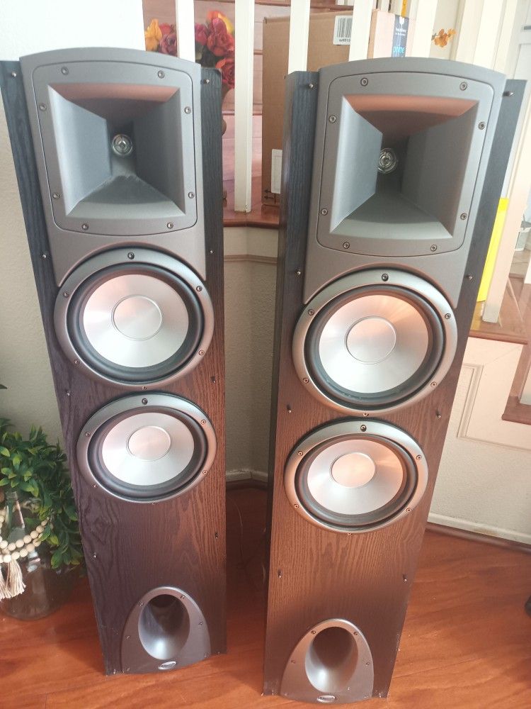 pair klipsch synergy f3 speakers 