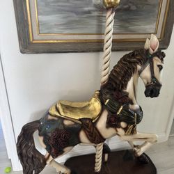 Large carousel horse