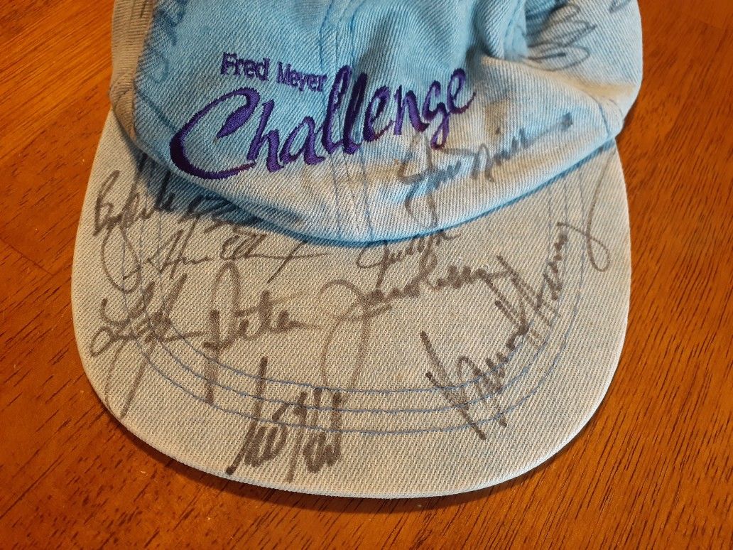 Autographed 1997 Fred Meyer Challenge Hat