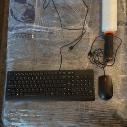 Lenovo Keyboard And Mouse Wired 