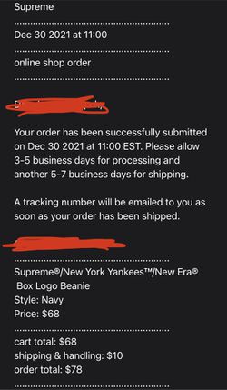 Supreme New York Yankees Box Logo Beanie