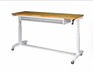 100% Brand New 72" Husky Table/Work Station In Factory Sealed Box White