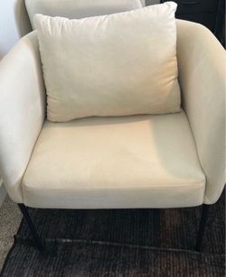 Velvet accent chairs set of 2