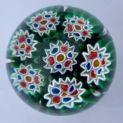 Vintage Murano Millefiori Paperweight