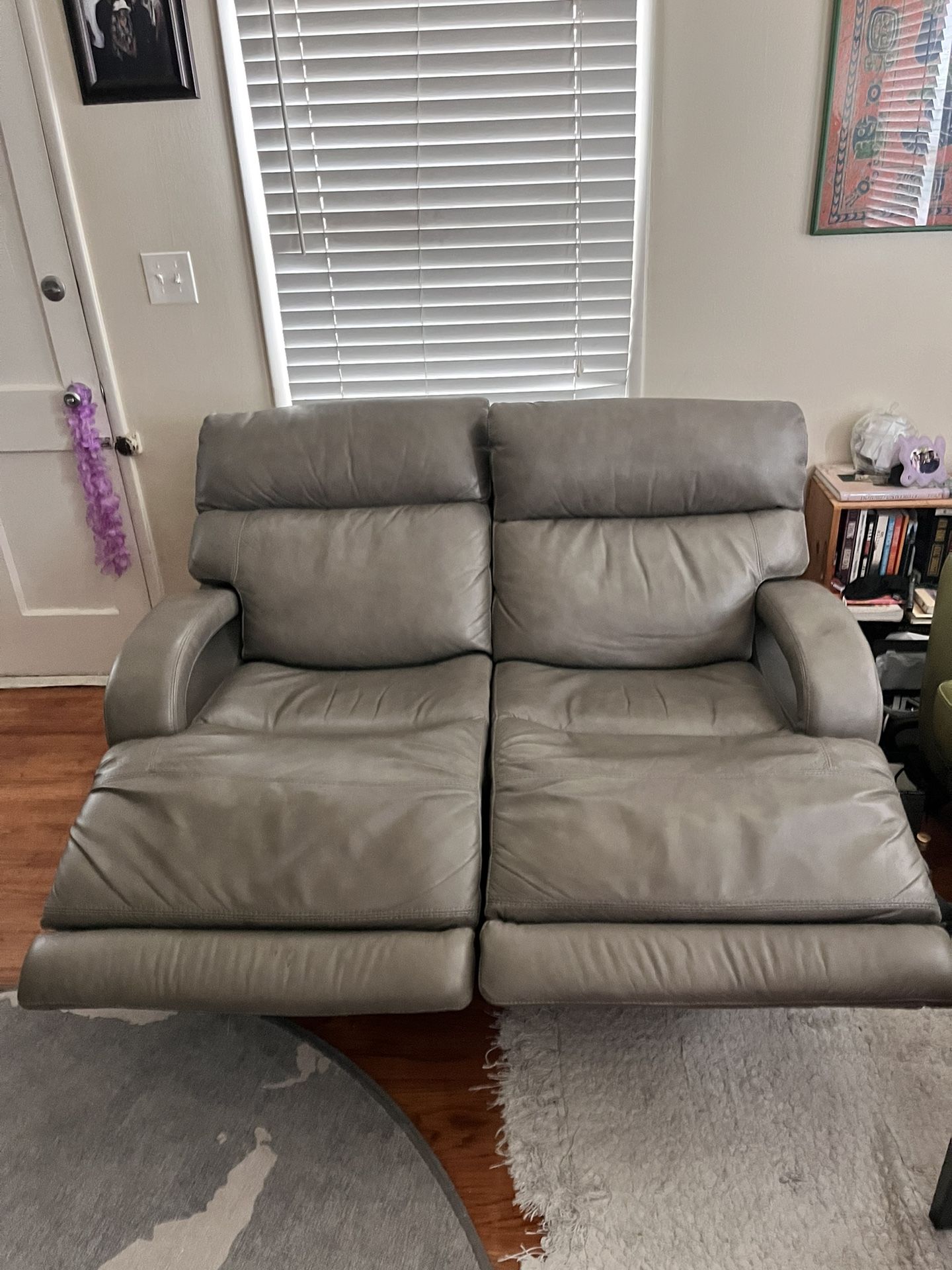 Leather Loveseat