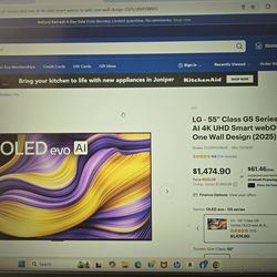 LG 55" Class G5 OLED 4K TV