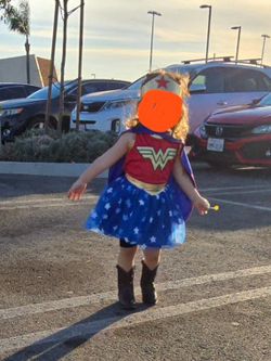 Wonder woman girls halloween costume