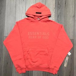 Essentials hoodies XS coral