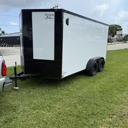 Trailer Enclosed 7 X 14 Is 2025 Poly Core 0.80 Blackout