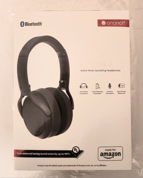 Active Noise Cancelling Bluetooth Headphones