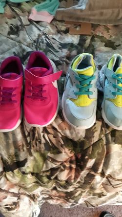 Two pair of girls size 10 Nikes