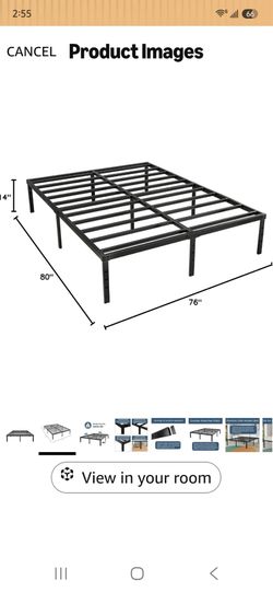 King bed frame