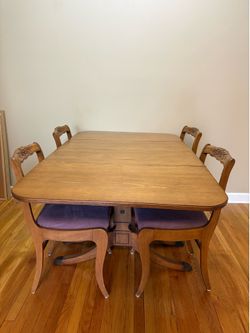 Kitchen table and four chairs