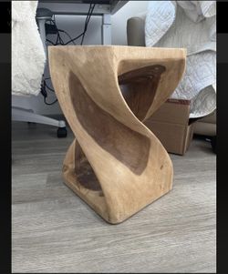 Wood Side Table 