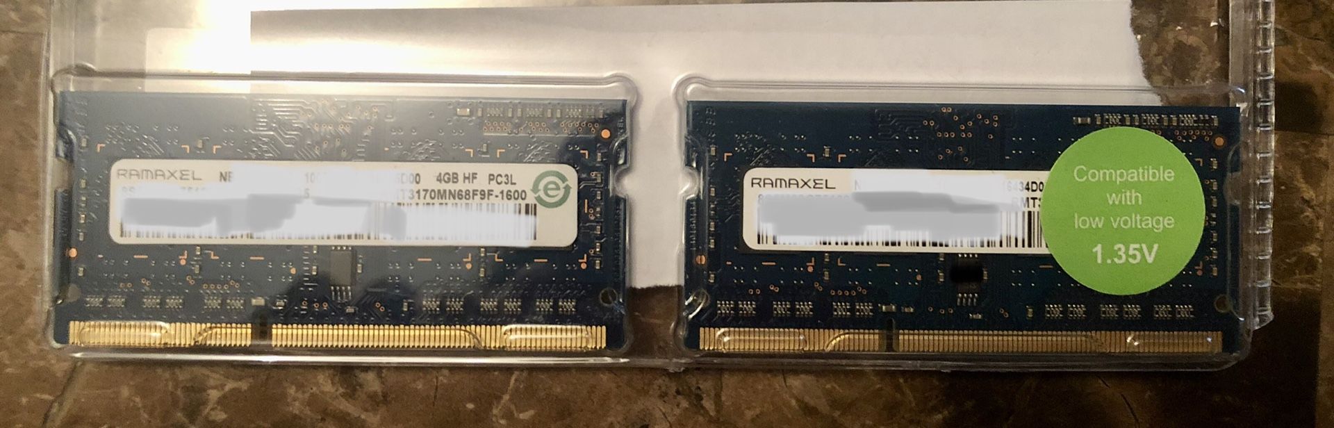 Ramaxel 8GB (2 X 4GB) DDR3 1600 SODIMM DDR3 RAM Laptop Memory