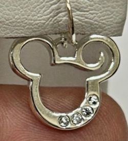 Mickey Mouse Disney silver earrings