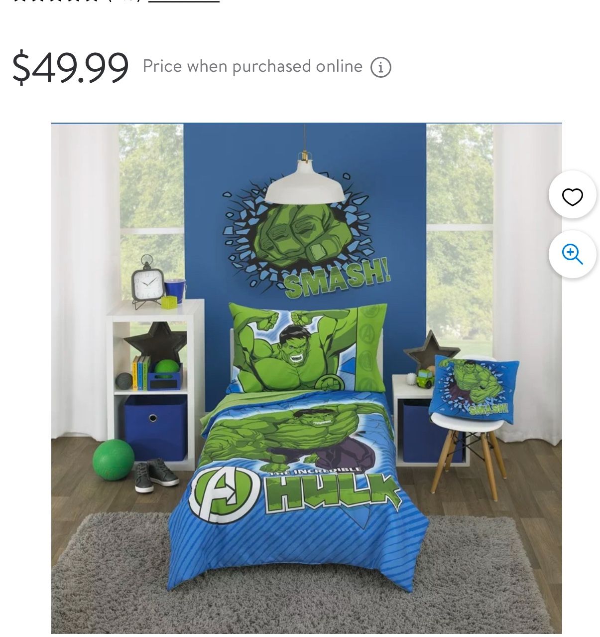 The Hulk Bed Set Toddler Bed