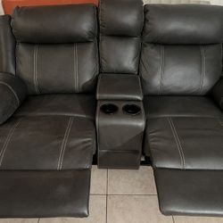 Reclining Sofa / Faux leather