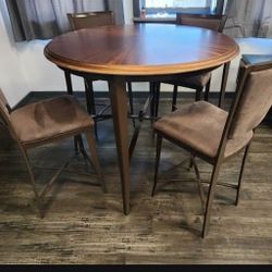 High Kitchen Table, Bar Stools, Dinning Table. 