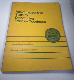 Fracture Toughness Test Prep NRC 1976 Engineering Material Study Guide Book