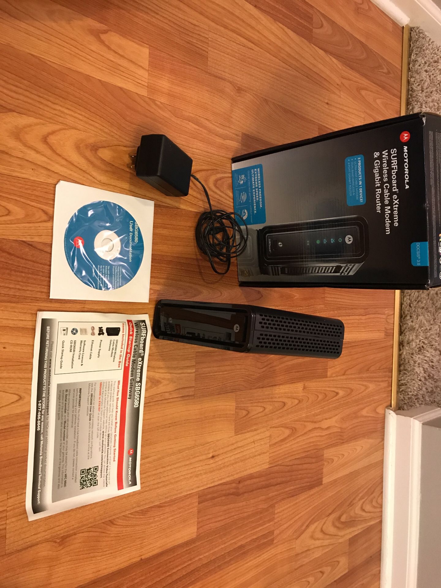 Motorola surfboard SBG6580 modem and router in one