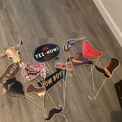 Photo Booth Cowboy Theme 