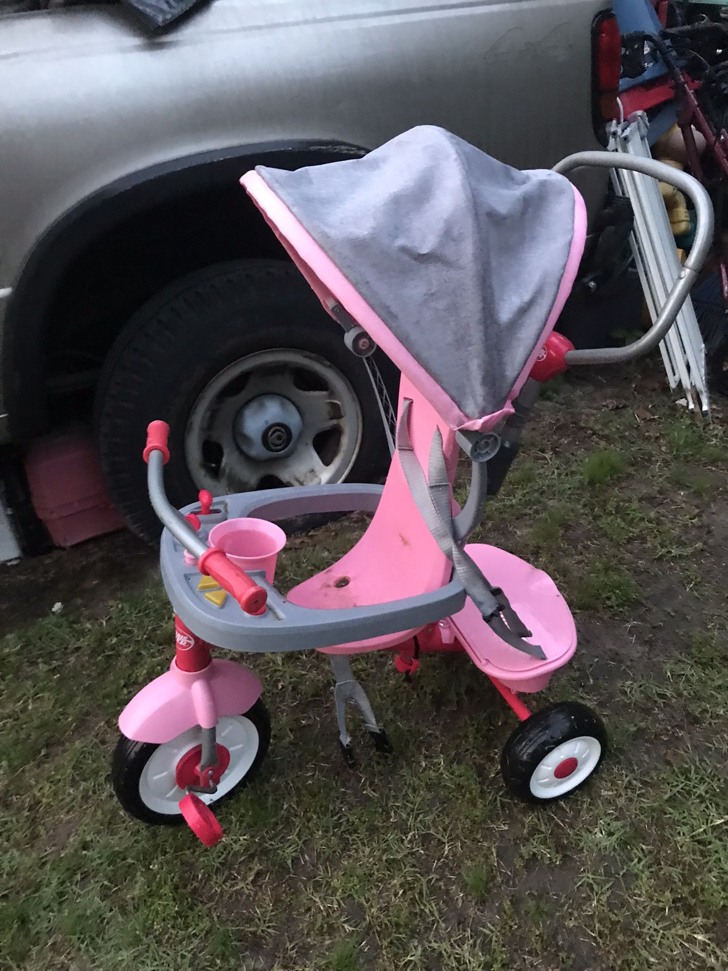 Nice Toddlers Tricycle With Adult Steering Handle Only $45 Firm