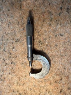 L.S. Starrett Outside Micrometer