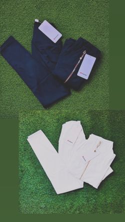 Lululemon sets Black and White, Sizes: Small and Medium