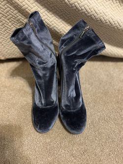 Sam Edelman Velvet Heeled Boots