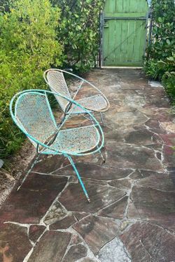 Mid century Wrought-iron Outdoor Furniture 