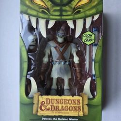 Dungeons & Dragons Animated Series- Dekkion The Skeleton Warrior Figure Super7