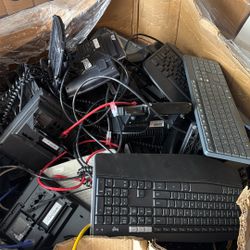 Keyboards, Mouses, Phones , And Wires 