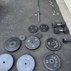 Weight Plates, Barbells, and Dumbbells 