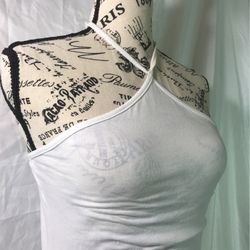 White Halter Top 