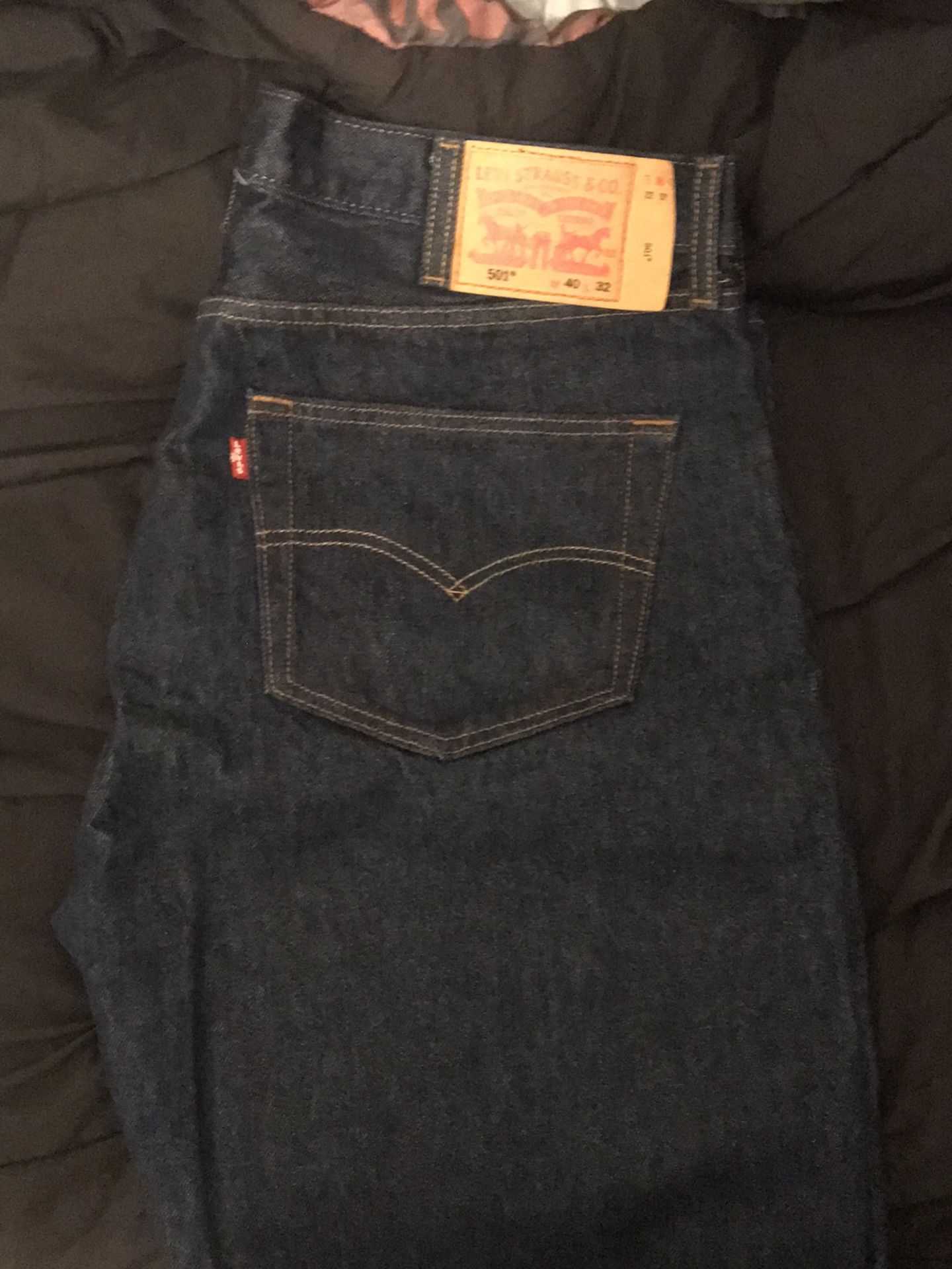 Dark Blue Levi’s 501’s