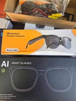 Wireless Headset Glasses Model GM5