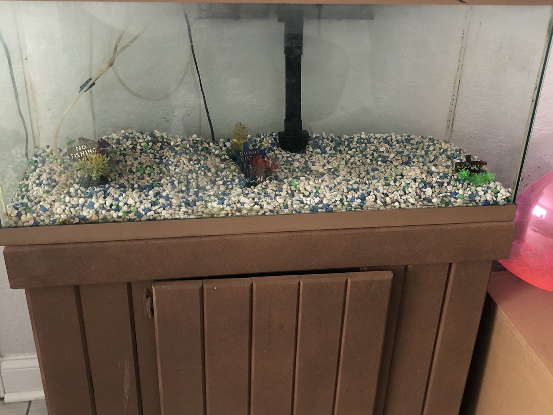 Fish tank and stand